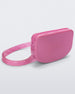 Angled view of the pink Melissa Go Easy Bag with strap
