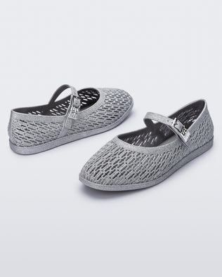 Product element, title Harper in Glitter Silver
 price $89.00