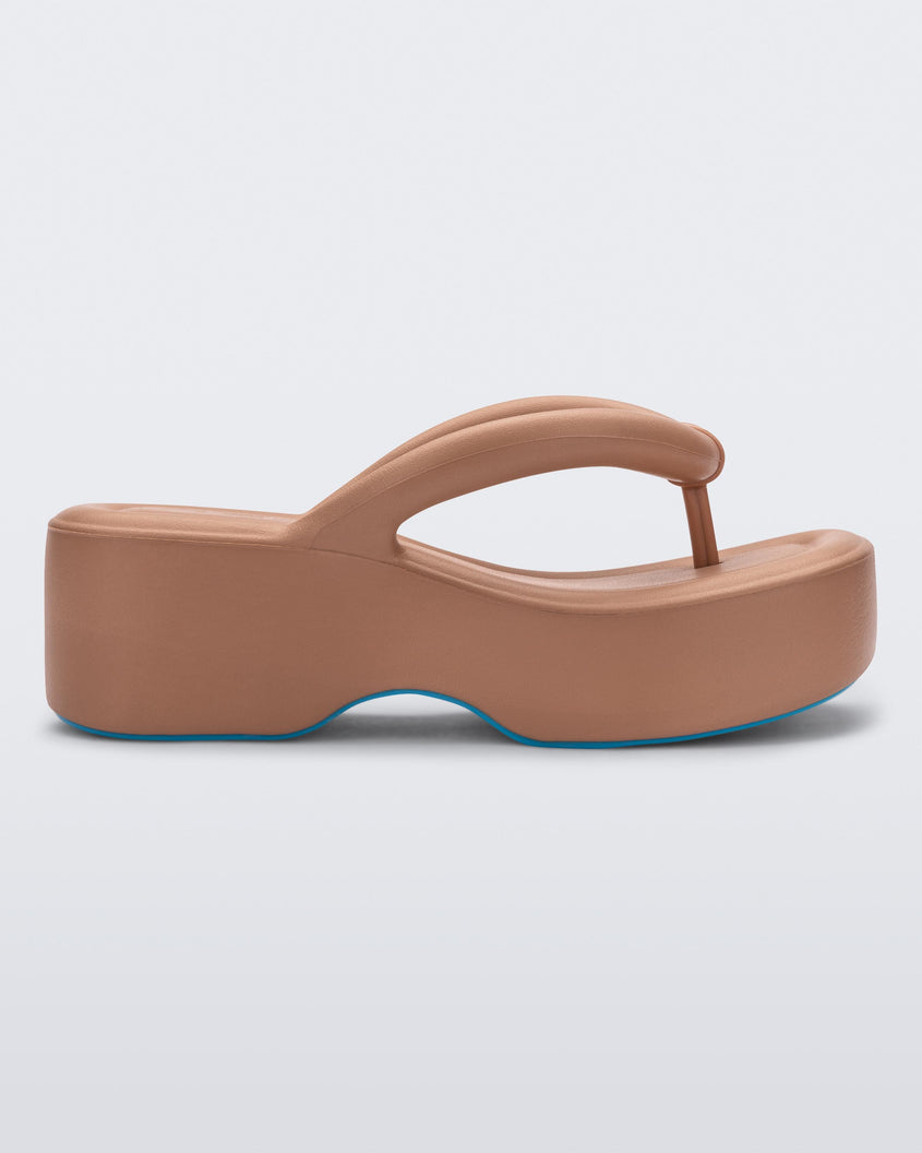 Free Platform in Beige – Melissa Shoes