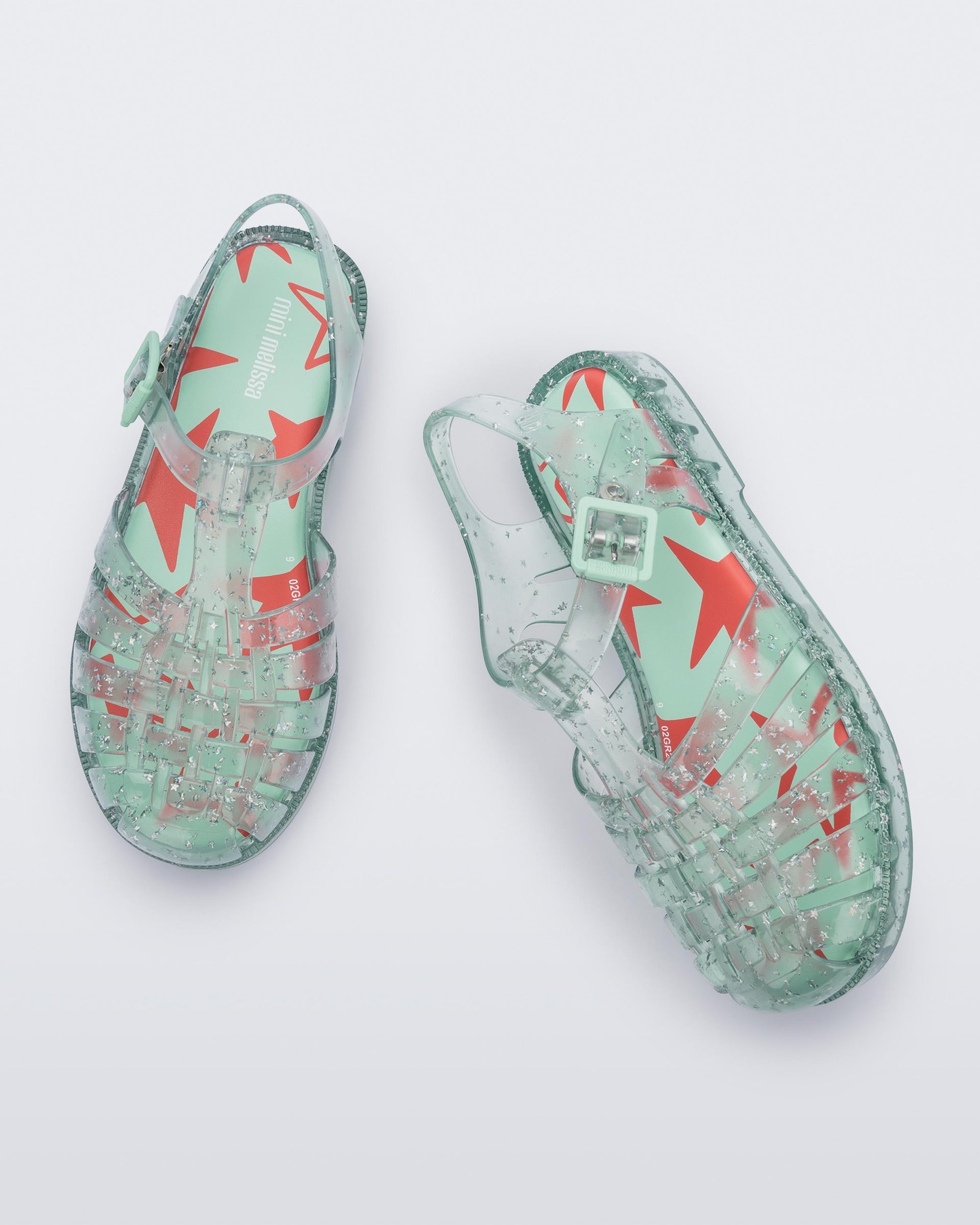 Hip Bloomy Sandal in Blue/Orange for Kids | Mini Melissa Shoes US
