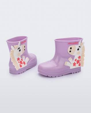 Product element, title Welly Wonderland in Lilac
 price $75.00