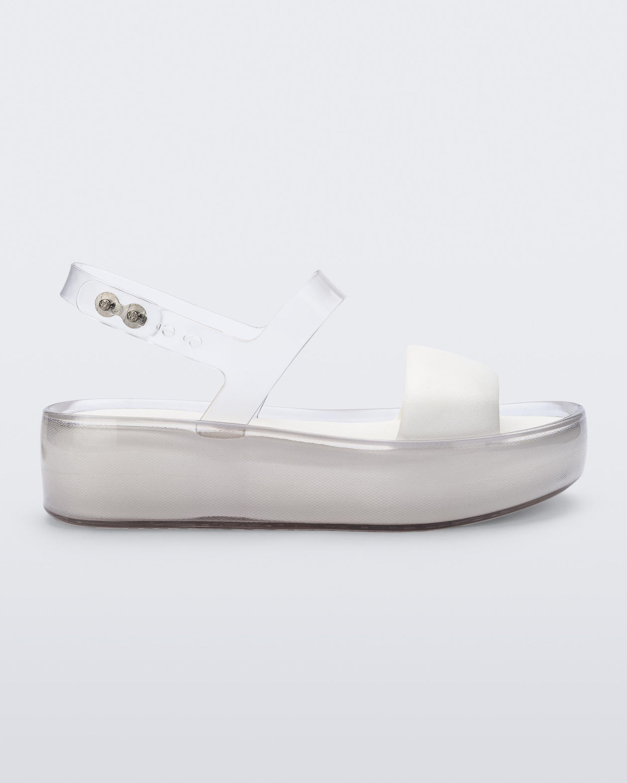 Float Platform in Clear/White Melissa Shoes US - Main Image