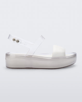 Product element, title Float Platform in Clear/White
 price $59.40