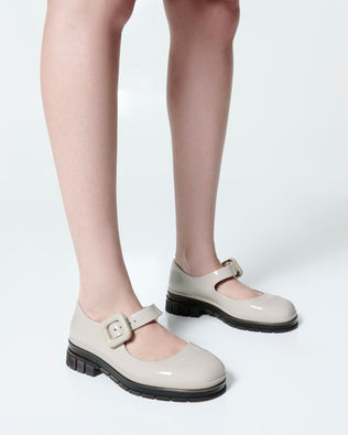Product element, title June in Beige
 price $89.00
