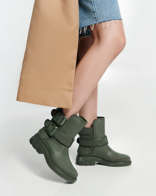 Product element, title Bang Boot in Green
 price $149.00