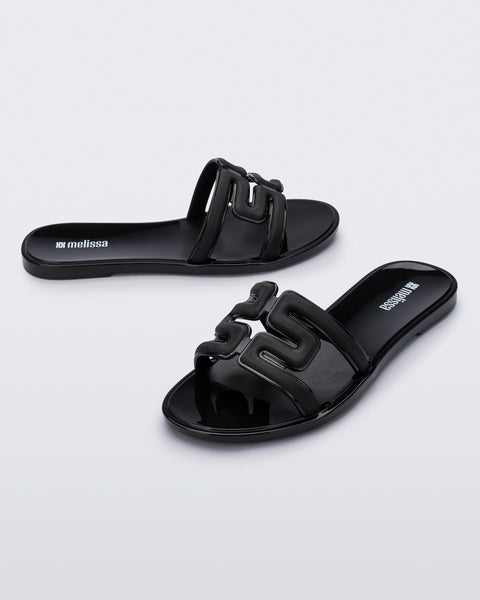 【新品】MELISSA M SLIDE AD M Slide in Brown | Melissa Shoes