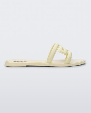 Product element, title M Slide in Yellow/Beige
 price $59.00