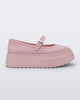 Side view of a pink Soft Ballerina Platform flat