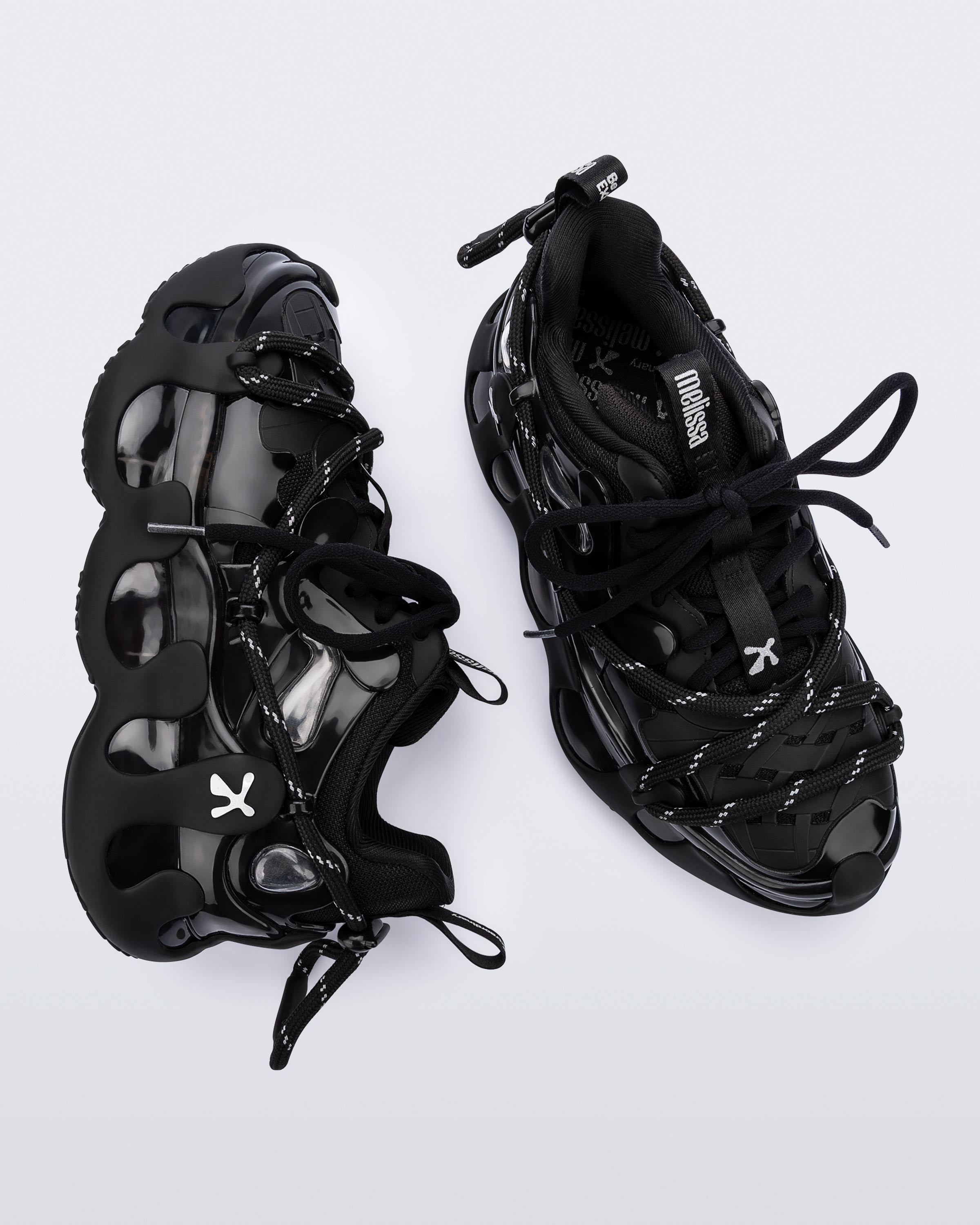 Cool Sneaker in Black/Purple | Melissa Shoes US