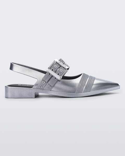 Ladylike Flat in Silver | Melissa Shoes US