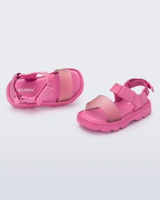 Product element, title Kick Off Sandal in Pink/Glitter
 price $79.00