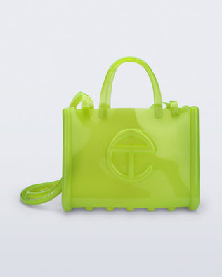 Product element, title Medium Jelly Shopper in Green
 price $200.00