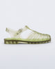 Side view of transparent green Possession fisherman sandal