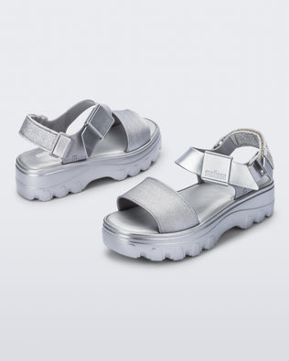 Product element, title Kick Off Sandal in Silver
 price $83.30