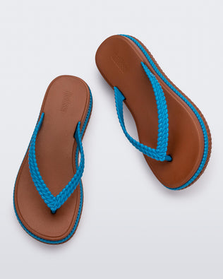 Product element, title Leblon in Brown/Blue
 price $27.60