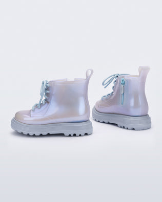 Product element, title Coturno in Pearly Blue
 price $65.00
