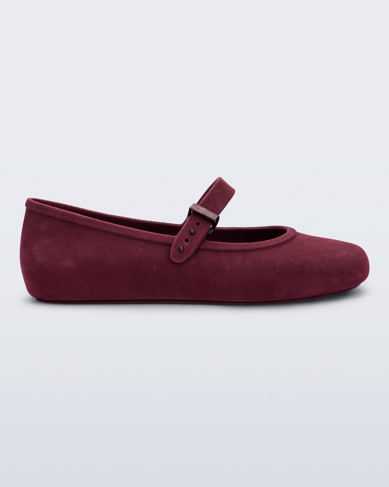 Melissa Jelly Flats Soft Ballerina Velvet in Red Size 7
