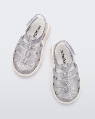 Product element, title Megan in Glitter Clear
 price $26.00