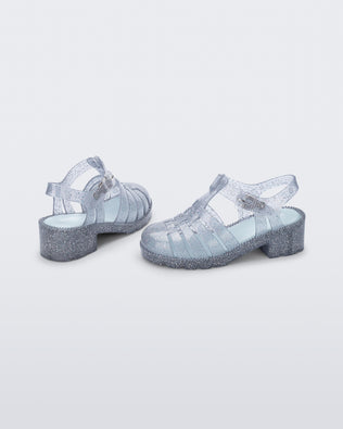 Product element, title Possession Heel in Glitter Clear
 price $79.00