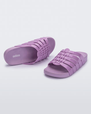 Product element, title Possession Slide in Lilac
 price $48.30