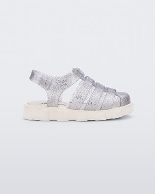 Product element, title Megan in Glitter Clear
 price $26.00