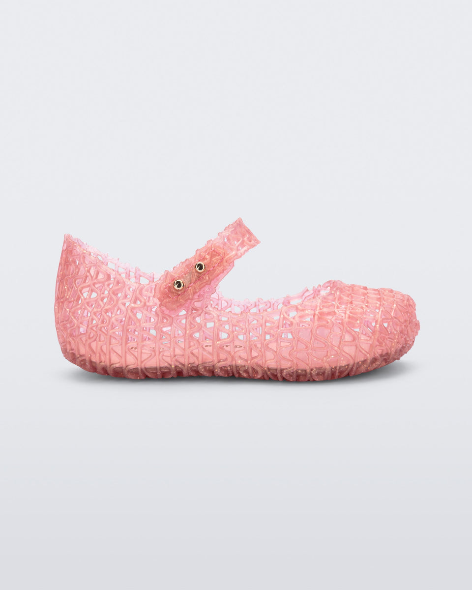 Campana Flat in Pearly Pink for Babies & Mini Melissa Shoes US