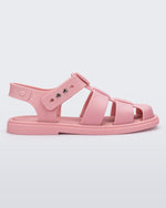 Side view of a pink Emma women's sandal.