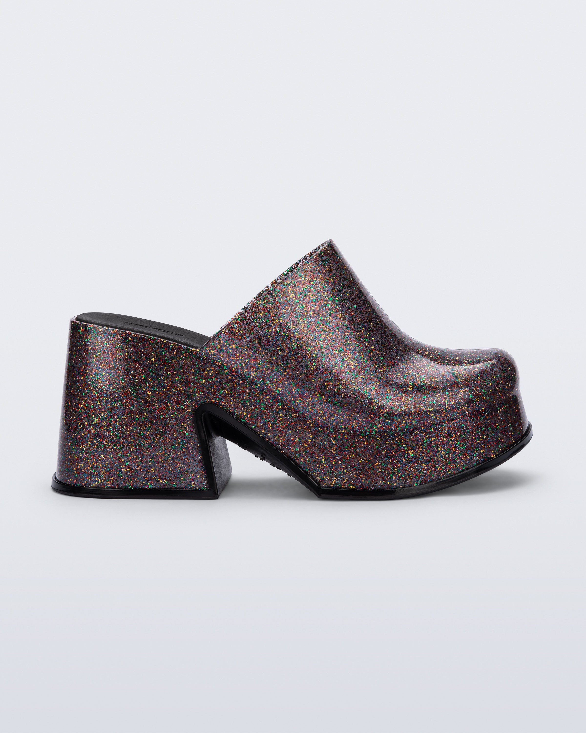 Texas Mule in Black/Clear | Melissa Shoes US