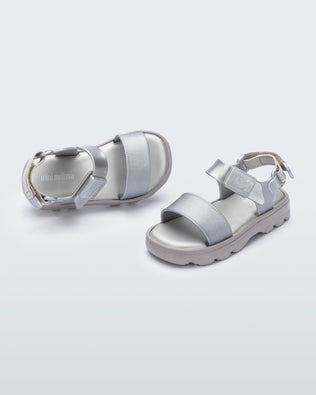 Product element, title Kick Off Sandal in Silver
 price $79.00