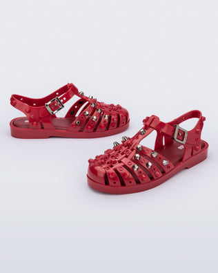Product element, title Possession Studs in Red
 price $48.30