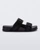 Side view of a black Cozy M Love adult slide
