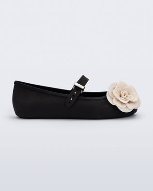 Product element, title Soft Ballerina Petals in Black/Beige
 price $99.00