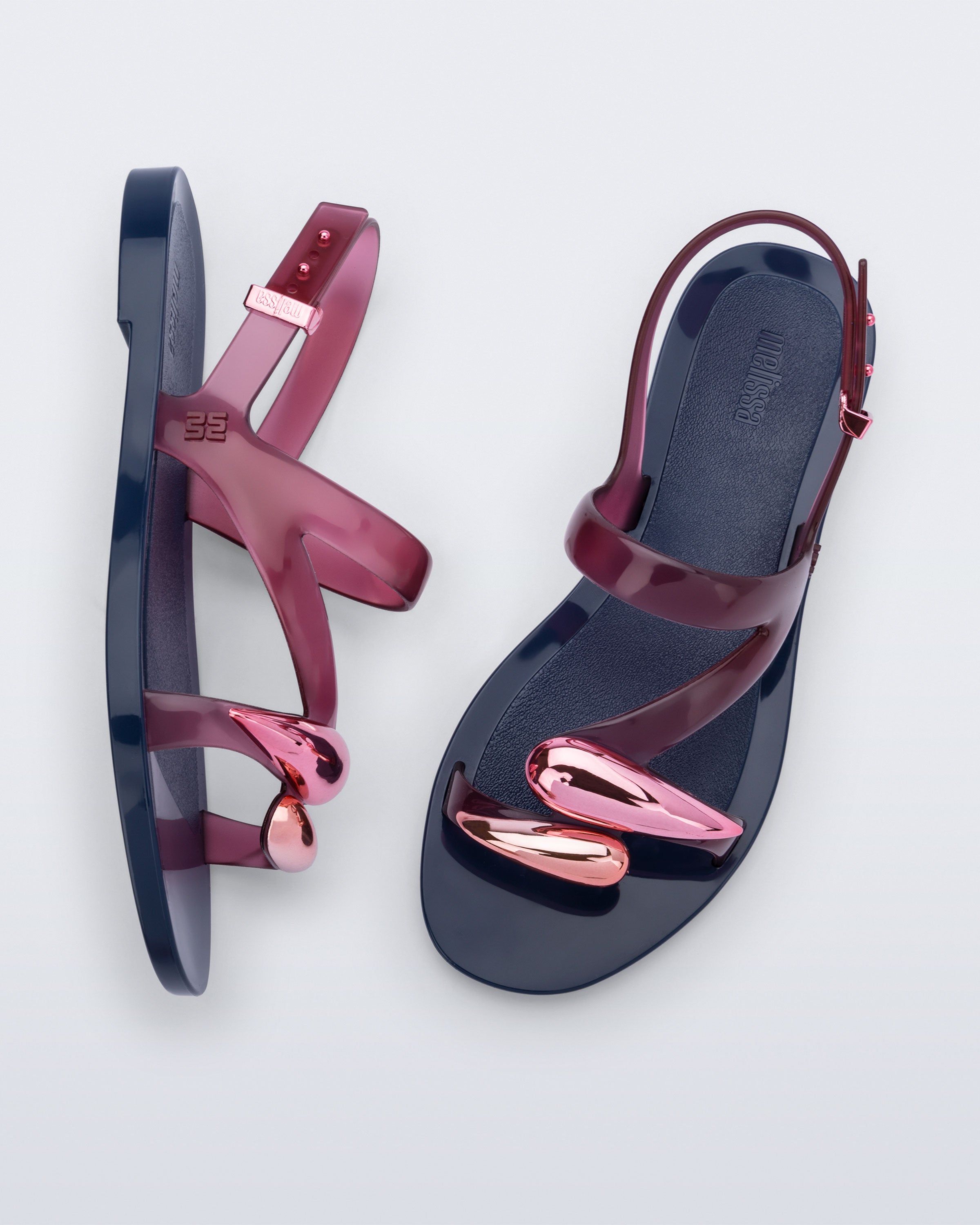 Eclipse Sandal in Beige/Gold | Melissa Shoes US