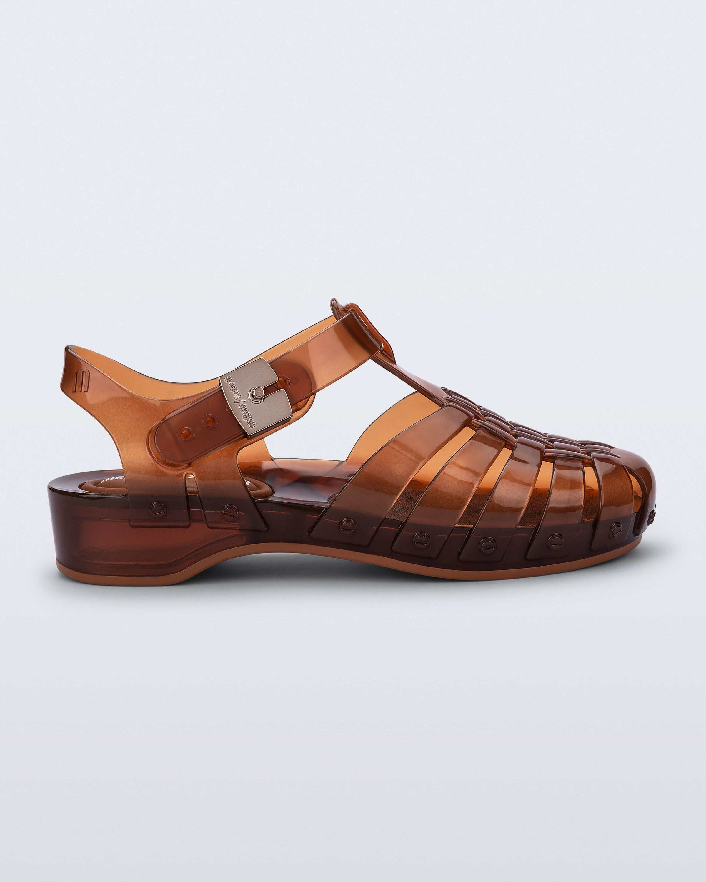 Possession Velvet Sandal in Beige Flocked | Melissa Shoes US