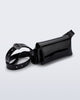 Angled view of a black Cross Bag with adjustable strap