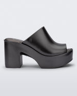 Side view of a dark silver Mule Hype Platform