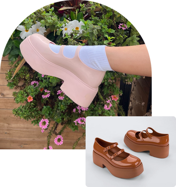 The farah in pink and a brand new color of Brown
