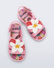 Top view of a pair of pink Colorland Moana baby sandals