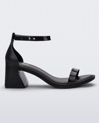 Product element, title Lux Heel in Metallic Black
 price $71.40