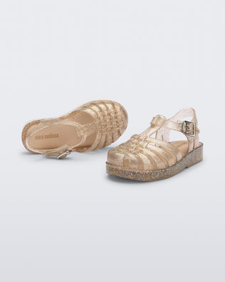 Product element, title Possession in Beige/Silver Glitter
 price $65.00