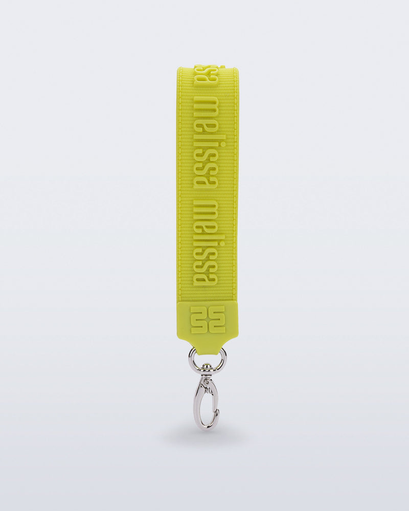 Front view of a green M Lover Charm with the Melissa logo