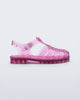 Side view of transparent pink Possession fisherman kids sandal