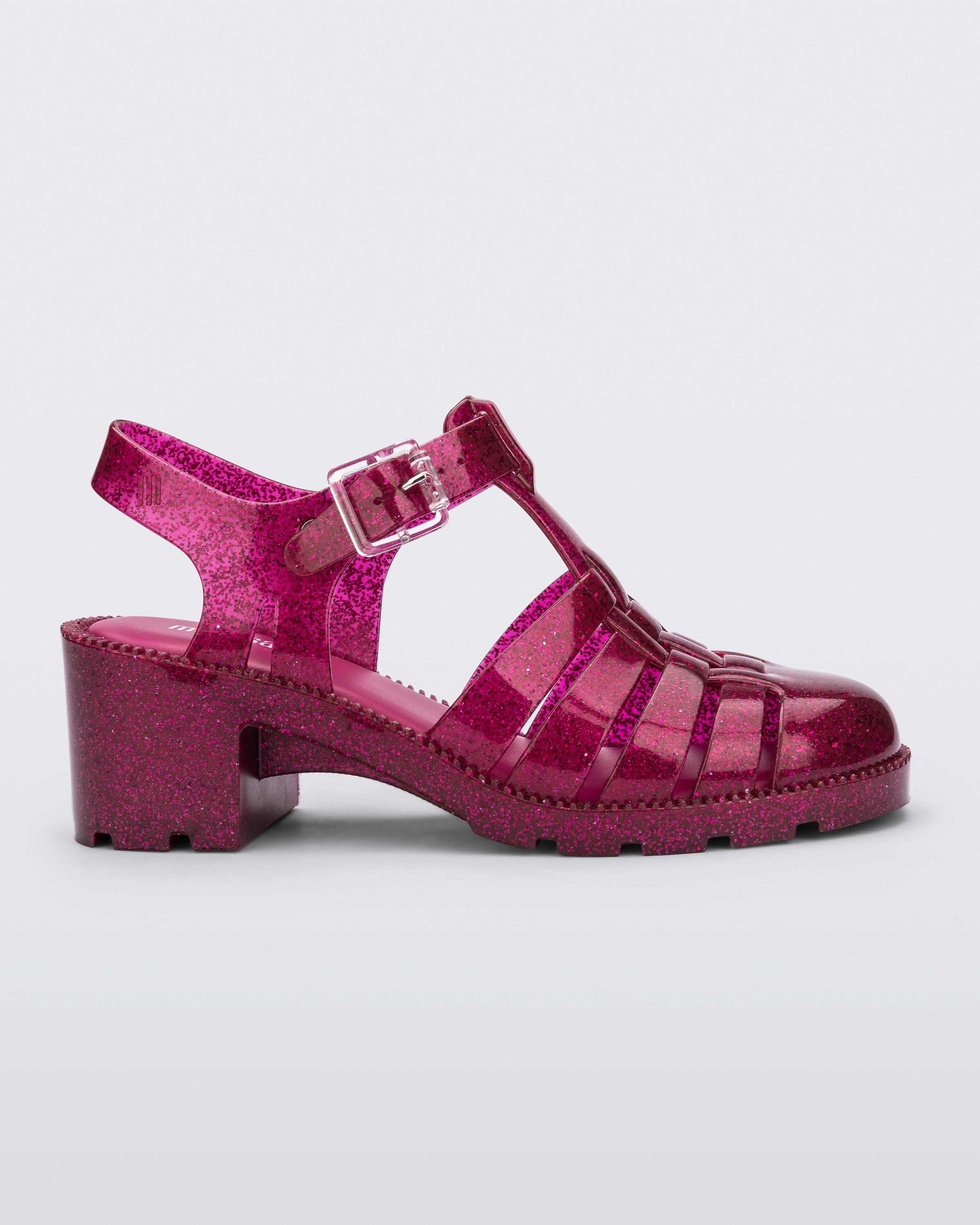 Possession Heel in Glitter Clear | Melissa Shoes US