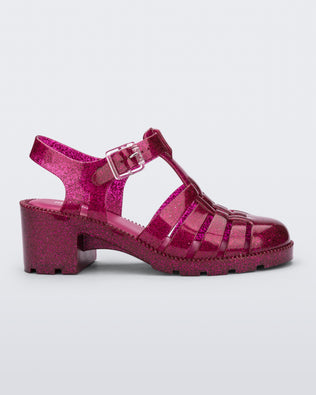 Product element, title Possession Heel in Glitter Pink
 price $99.00