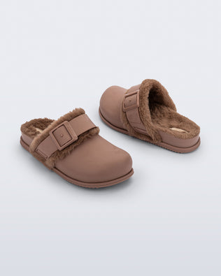 Product element, title Cozy Warm Clog in Brown
 price $109.00