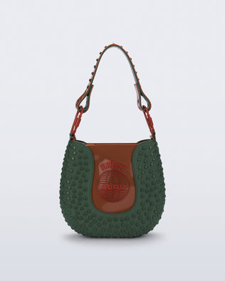 Product element, title Nina Bag in Green/Brown
 price $189.00
