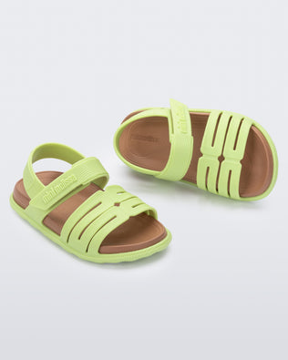 Product element, title Kaiteki in Green/Brown
 price $45.50