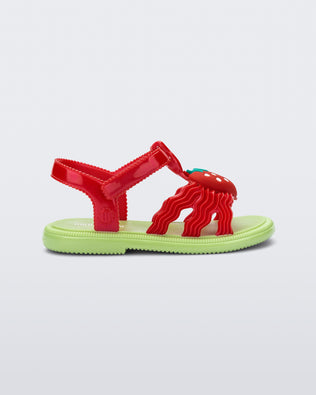 Product element, title Hip Sandal in Pearly Red
 price $45.00