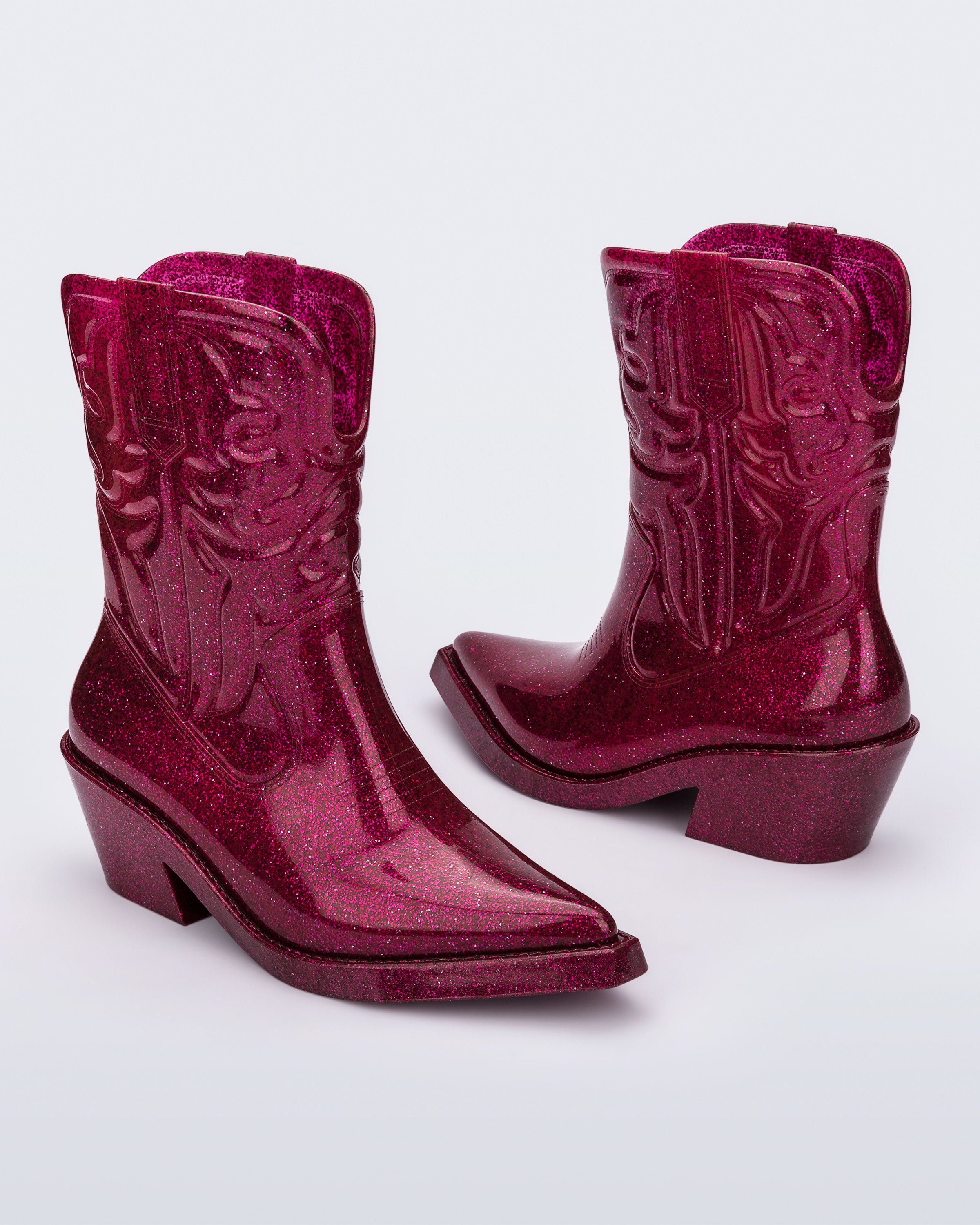 Texas Boot in Metallic Red | Melissa Shoes US
