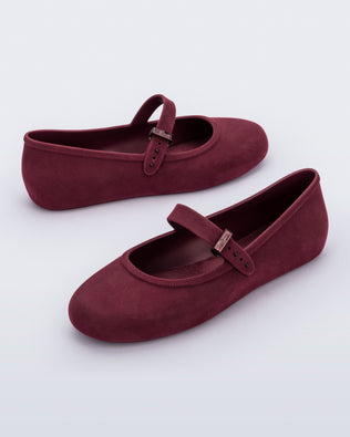 Product element, title Soft Ballerina Velvet in Red
 price $47.40